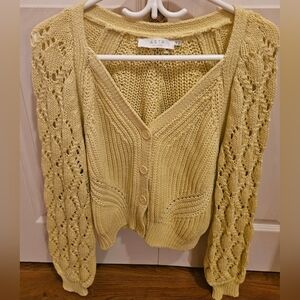 ASTR The Label "Lemonade" Cardigan, NWOT